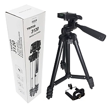 Штатив TRIPOD 3120A универсальный для фото-видео техники, цвет черный. Штатив TRIPOD 3120A универсальный для фото-видео техники, цвет черный.
