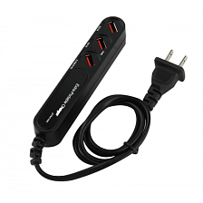 СЗУ BYL-3003L на 3 USB порта (1) 0.5-1A, (2) 0.5-1A, (3) 2.1A (0.5-1A).