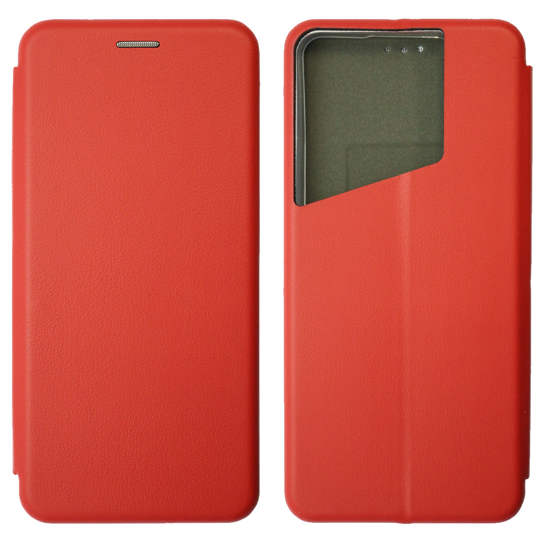 Чехол книжка STYLISH для TECNO POVA 5 4G, экокожа, визитница, цвет красный