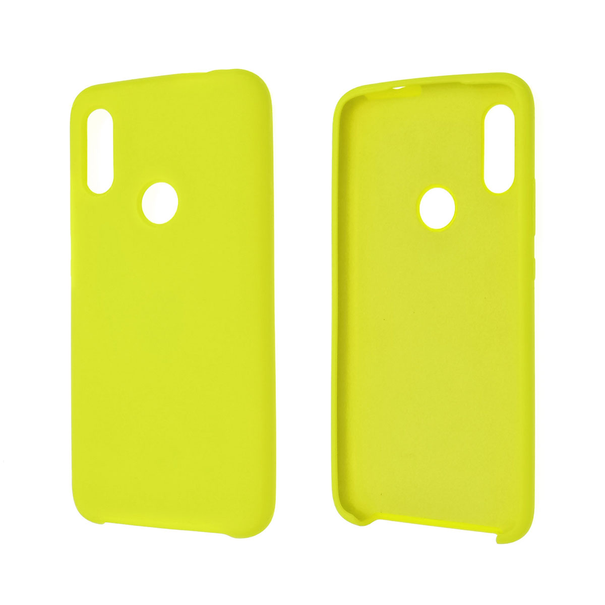Чехол накладка Silicon Cover для XIAOMI Redmi 7, силикон, бархат, цвет желтый Чехол накладка Silicon Cover для XIAOMI Redmi 7, силикон, бархат, цвет желтый