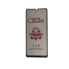 Защитное стекло Ceramic, Антишпион для SAMSUNG Galaxy A31 (SM-A315), Galaxy M31 (SM-M315), матовое, цвет окантовки черный Защитное стекло Ceramic, Антишпион для SAMSUNG Galaxy A31 (SM-A315), Galaxy M31 (SM-M315), матовое, цвет окантовки черный