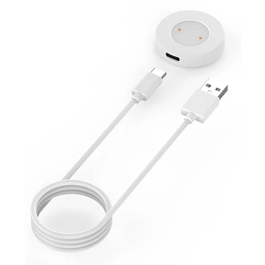 Зарядка для смарт часов Huawei Watch GT, GT 2, Honor Magic, Magic Watch 2, Honor GS 3, Honor Watch GS Pro, длина 1 метр, цвет белый