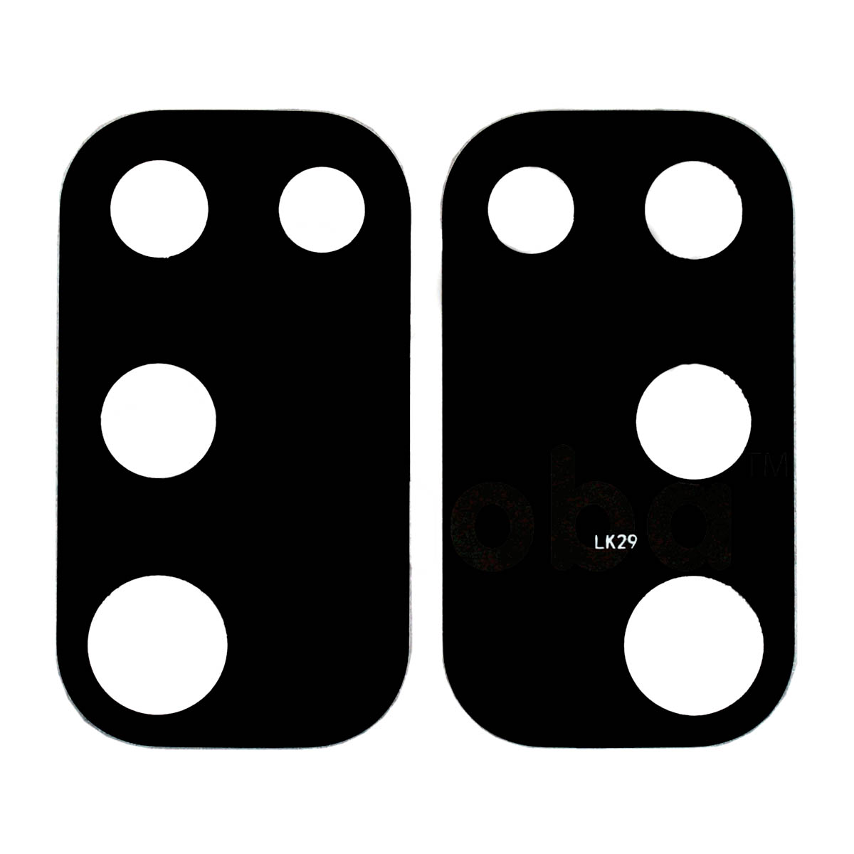 Стекло основной камеры для SAMSUNG Galaxy M30S (SM-M307F), цвет черный