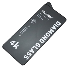 Защитное стекло VEASON DIAMOND GLASS для XIAOMI Redmi Note 13 Pro 4G, XIAOMI POCO M6 Pro 4G, цвет окантовки черный