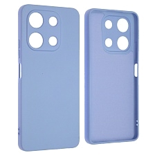 Чехол накладка NANO для INFINIX NOTE 30, силикон, бархат, цвет васильковый