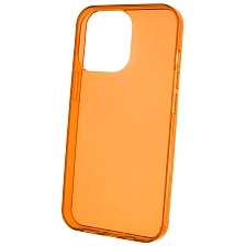 Чехол накладка Clear Case для APPLE iPhone 13 Pro (6.1), силикон 1.5 мм, цвет прозрачно оранжевый Чехол накладка Clear Case для APPLE iPhone 13 Pro (6.1), силикон 1.5 мм, цвет прозрачно оранжевый