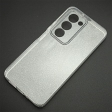 Чехол накладка STARDUST (Clear Case) для XIAOMI Redmi 15, защита камеры, с блестками, прозрачный
