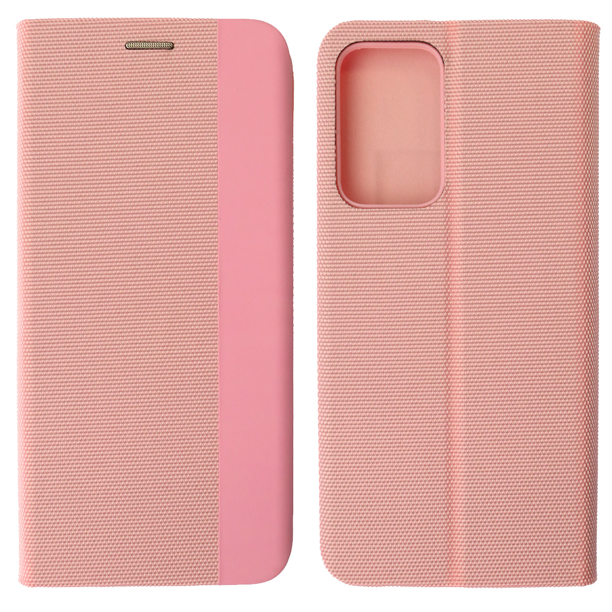 Чехол книжка MESH для XIAOMI Redmi Note 11 Pro Plus 5G, текстиль, силикон, бархат, визитница, цвет розовый