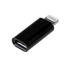 OTG USB адаптер (переходник) Micro USB на APPLE Lightning 8-pin, C&Q T03, цвет черный. OTG USB адаптер (переходник) Micro USB на APPLE Lightning 8-pin, C&Q T03, цвет черный.
