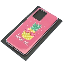 Чехол накладка для XIAOMI Redmi Note 12 4G, силикон, глянцевый, рисунок love us