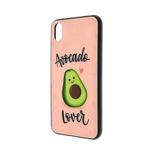 Чехол накладка для HUAWEI Honor 8S, Y5 2019, силикон, стекло, рисунок AVOCADO Lover.