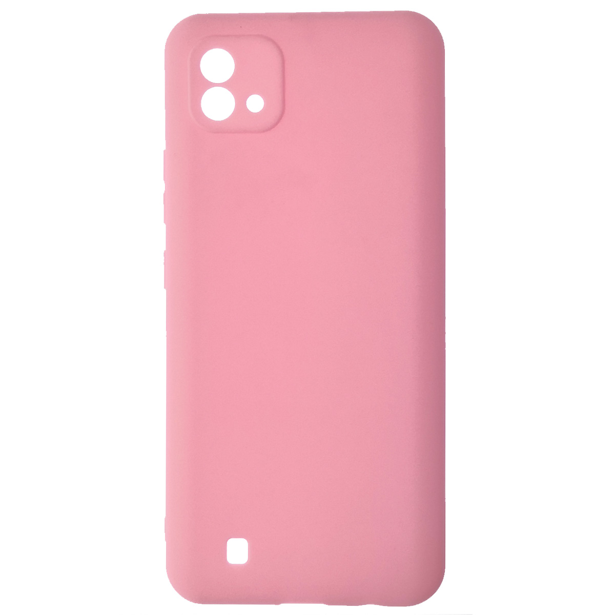 Чехол накладка SOFT TOUCH для Realme C20, силикон, матовый, цвет розовый Чехол накладка SOFT TOUCH для Realme C20, силикон, матовый, цвет розовый
