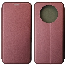 Чехол книжка STYLISH для HUAWEI nova Y91, экокожа, визитница, цвет бордовый Чехол книжка STYLISH для HUAWEI nova Y91, экокожа, визитница, цвет бордовый