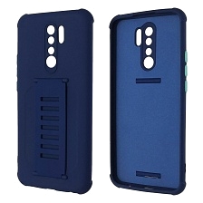 Чехол накладка LADDER NANO для XIAOMI Redmi 9, силикон, держатель, цвет темно синий Чехол накладка LADDER NANO для XIAOMI Redmi 9, силикон, держатель, цвет темно синий