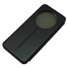 Чехол книжка STYLISH для Realme 12 Pro, экокожа, визитница, цвет черный