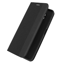 Чехол книжка MESH для XIAOMI POCO X3, POCO X3 Pro, текстиль, силикон, бархат, визитница, цвет черный Чехол книжка MESH для XIAOMI POCO X3, POCO X3 Pro, текстиль, силикон, бархат, визитница, цвет черный