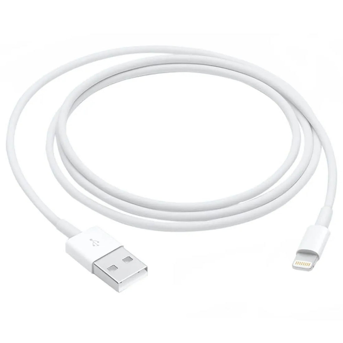 Кабель APPLE A1480 (MUQW3ZM/A) USB - Lightning 8 pin, длина 1 метр, цвет белый