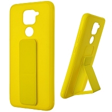 Чехол накладка L NANO для XIAOMI Redmi Note 9, силикон, держатель, цвет желтый Чехол накладка L NANO для XIAOMI Redmi Note 9, силикон, держатель, цвет желтый