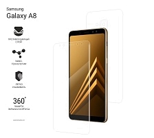 Защитная противоударная пленка Lito 360° Full Cover на 2 стороны для SAMSUNG Galaxy A8 2018 (SM-A530), прозрачная.