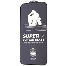 Защитное стекло KINGKONG WTP-091 для APPLE iPhone 16 Pro Max (6.9"), цвет окантовки черный