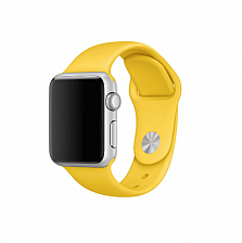 Ремешок для Apple Watch спортивный "Sport", размер 38-40 mm, цвет горчичный. Ремешок для Apple Watch спортивный "Sport", размер 38-40 mm, цвет горчичный.