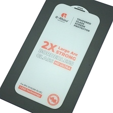 Защитное стекло 6D G-Rhino 200C HD Ultra (380 Glue) для APPLE iPhone 15 (6.1"), APPLE iPhone 16 (6.1"), с сеточкой на динамике, прозрачное (Тип 2)