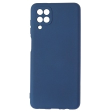 Чехол накладка NANO для SAMSUNG Galaxy A12 4G (SM-A125), M12 (SM-M127F), силикон, бархат, цвет синий кобальт Чехол накладка NANO для SAMSUNG Galaxy A12 4G (SM-A125), M12 (SM-M127F), силикон, бархат, цвет синий кобальт