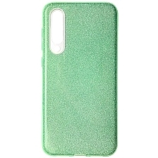 Чехол накладка Shine для XIAOMI MI 9 SE, силикон, блестки, цвет зеленый Чехол накладка Shine для XIAOMI MI 9 SE, силикон, блестки, цвет зеленый