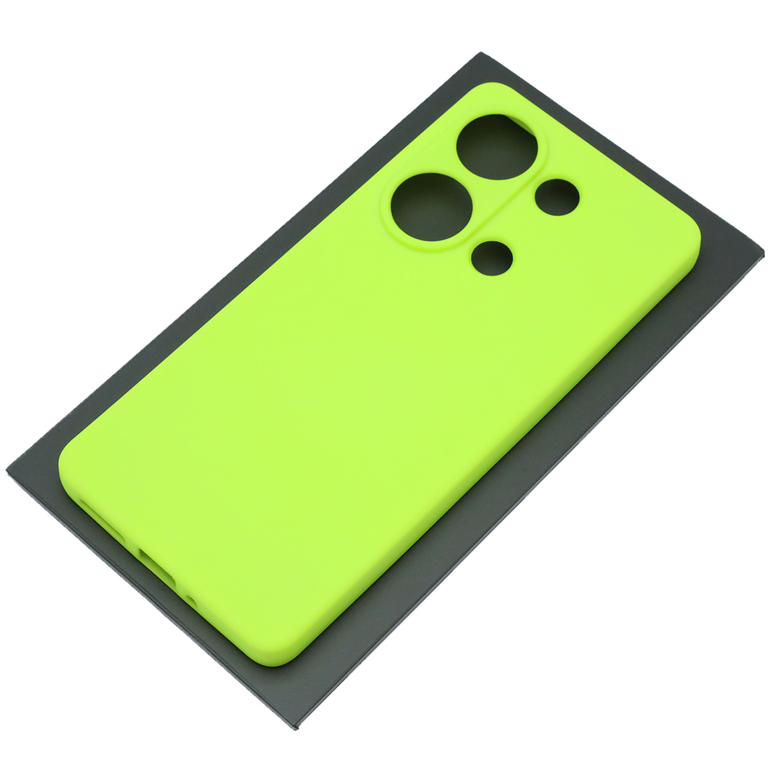 Чехол накладка NANO для XIAOMI Redmi Note 13 Pro 4G, POCO M6 Pro 4G, защита камеры, силикон, бархат, цвет салатовый Чехол накладка NANO для XIAOMI Redmi Note 13 Pro 4G, POCO M6 Pro 4G, защита камеры, силикон, бархат, цвет салатовый