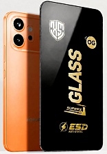 Защитное антистатическое стекло ARMAR OG ESD для Honor 600, Honor 600 Pro, цвет окантовки черный