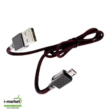 SUNPIN DM-77 USB Дата-кабель для Micro-USB, 3.0A, 480 Mb/s, армированная нейлоновая прочная оплетка, длина кабеля 1 метр, цвет черно-красный. SUNPIN DM-77 USB Дата-кабель для Micro-USB, 3.0A, 480 Mb/s, армированная нейлоновая прочная оплетка, длина кабеля 1 метр, цвет черно-красный.