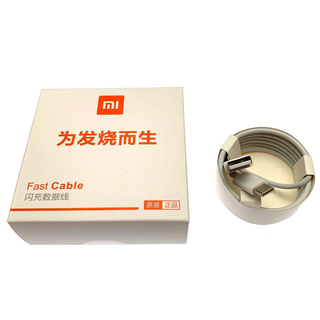 Дата-кабель USB XIAOMI (MDY-08-ES) Type-C Fast Cable, 1 метр, цвет белый.