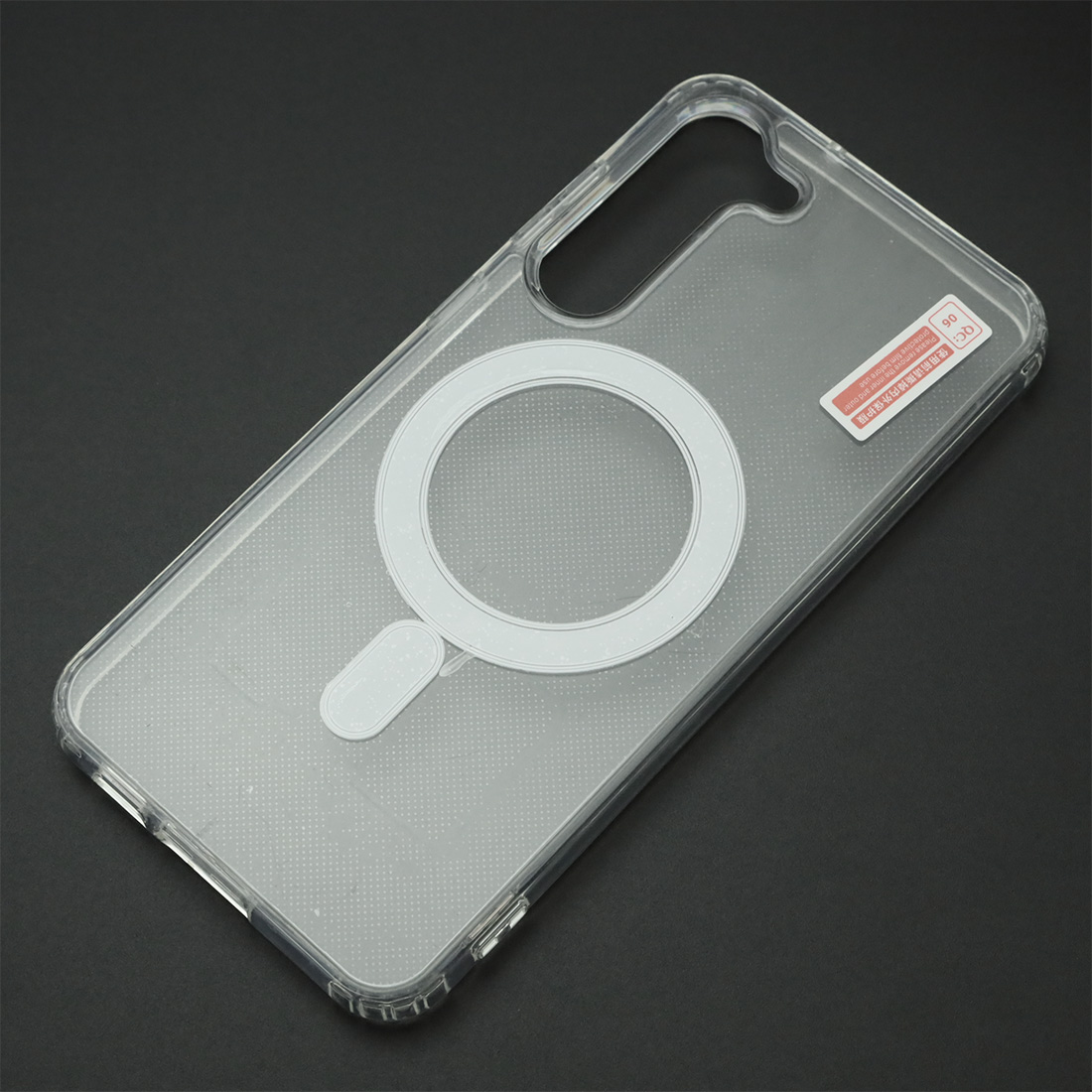 Чехол накладка Magnetic с поддержкой MagSafe для SAMSUNG GALAXY S23 Plus, силикон, цвет прозрачный