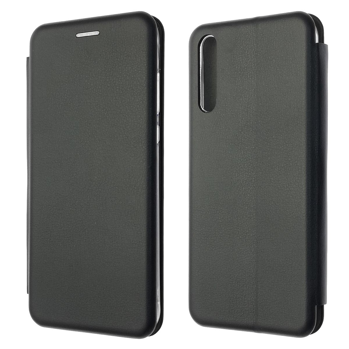 Чехол книжка STYLISH для HUAWEI Honor 30i (LRA-LX1), экокожа, визитница, цвет черный
