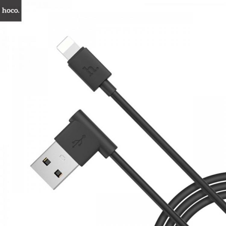 HOCO UPL11 Кабель Apple lightning 8-pin, длина кабеля 1.2 метра, L- образный дизайн, цвет черный. HOCO UPL11 Кабель Apple lightning 8-pin, длина кабеля 1.2 метра, L- образный дизайн, цвет черный.