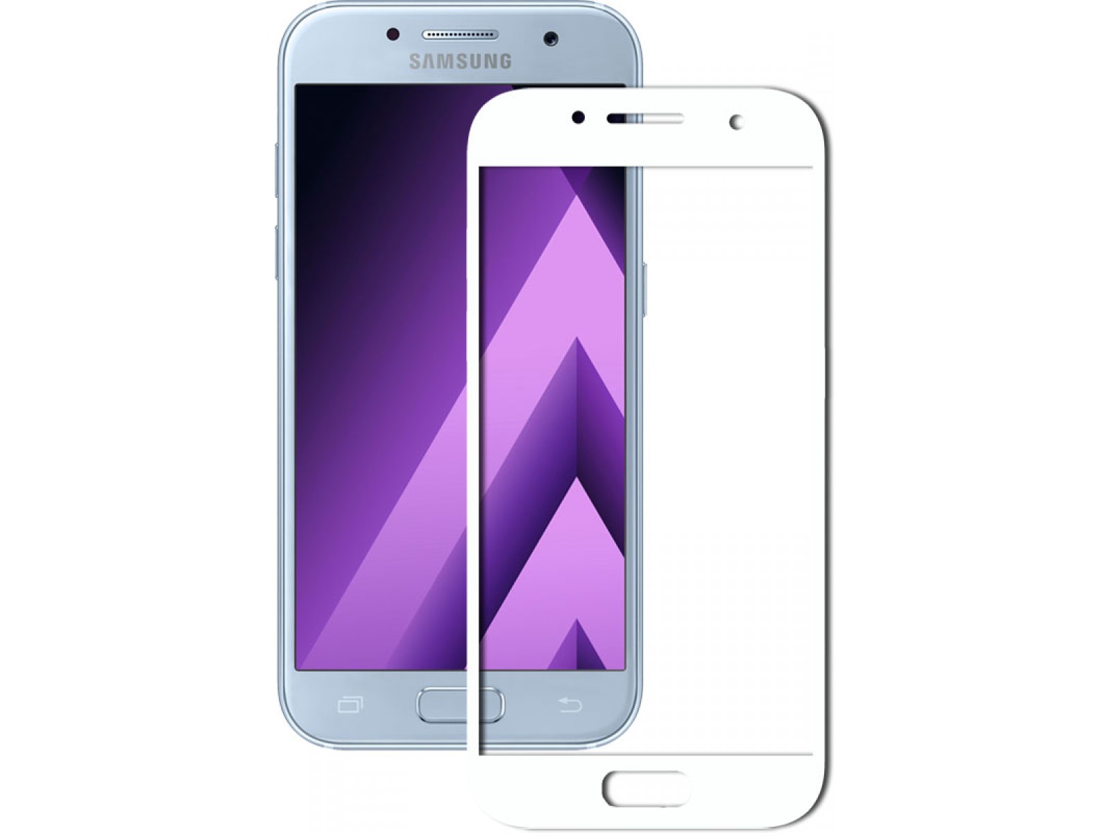 Защитное стекло 2D Full glass для SAMSUNG Galaxy A3 2017 /тех.пак/ белый. Защитное стекло 2D Full glass для SAMSUNG Galaxy A3 2017 /тех.пак/ белый.