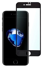 Защитное стекло 2D Full glass для iPhone 7/8 /тех.пак/ черный.