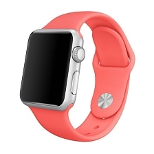 Ремешок для Apple Watch спортивный "Sport", размер 38-40 mm, цвет оранжевый. Ремешок для Apple Watch спортивный "Sport", размер 38-40 mm, цвет оранжевый.