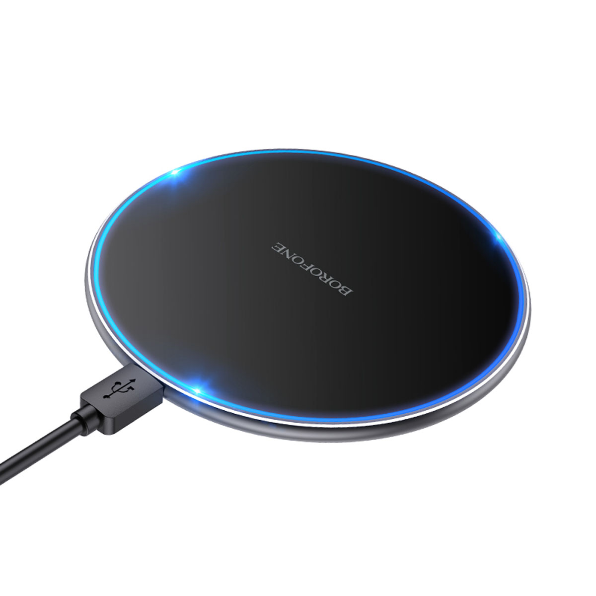 Беспроводное зарядное устройство BOROFONE BQ3 Pro, 15W, цвет черный