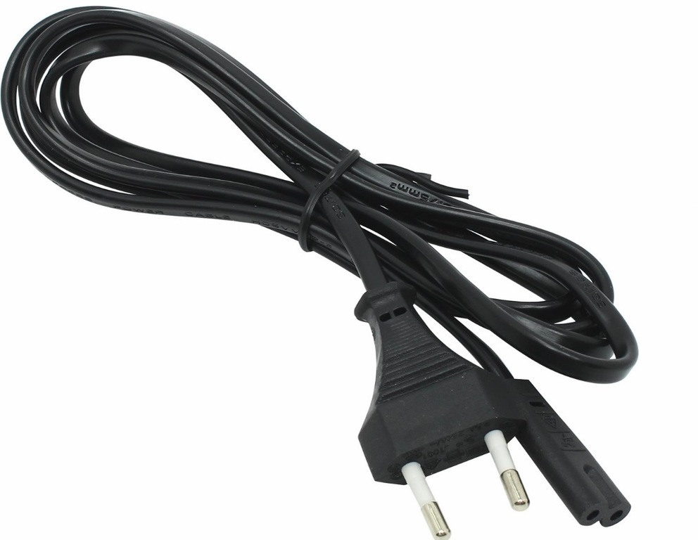 Кабель питания ATcom для ноутбуков, аудио, видео техники, 3 метра, 220V - 2-pin, цвет черный Кабель питания ATcom для ноутбуков, аудио, видео техники, 3 метра, 220V - 2-pin, цвет черный