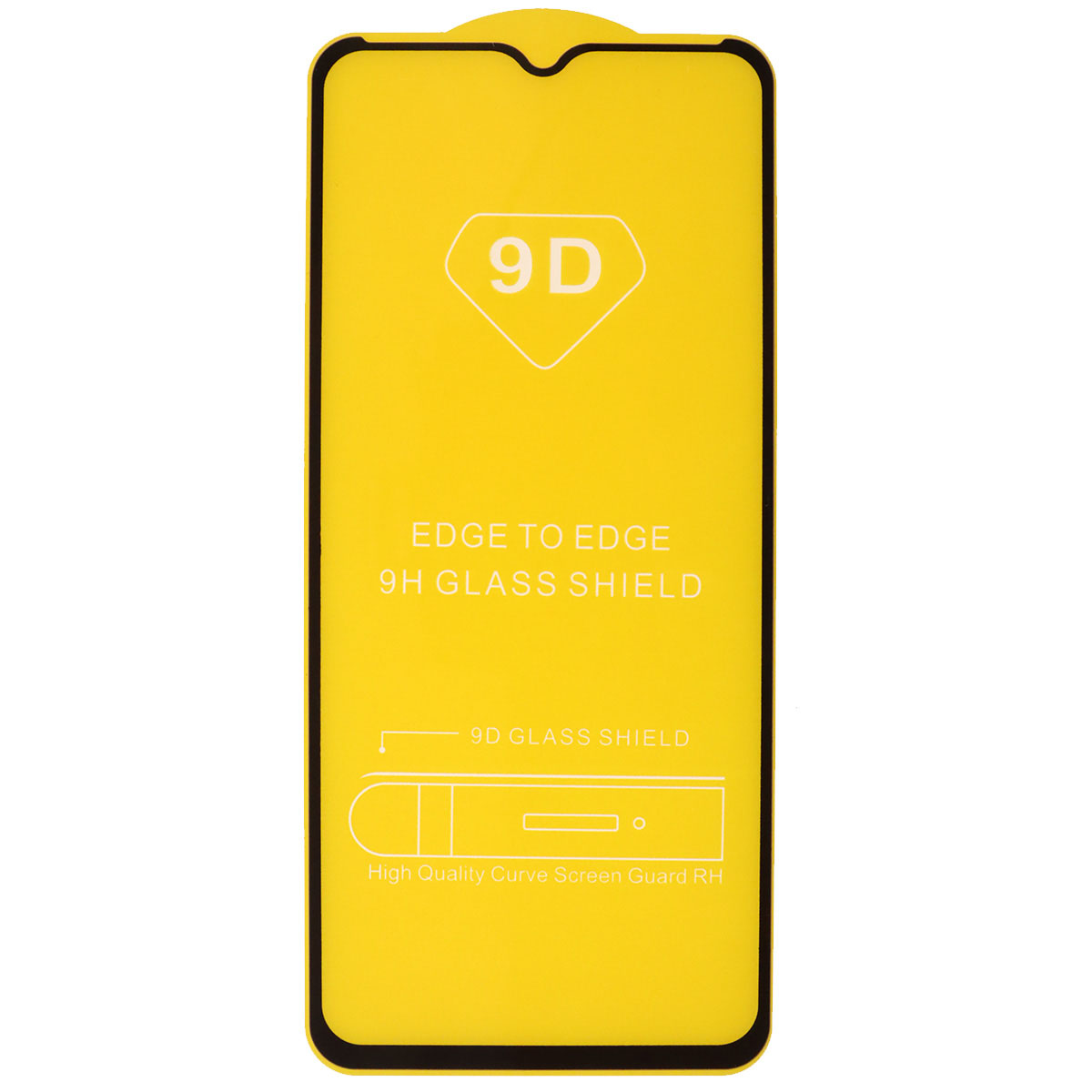 Защитное стекло 9D для XIAOMI Redmi 9A, Redmi 9C, Redmi 10A, Redmi A1, Redmi A1 Plus, Redmi A2, Redmi A2 Plus, цвет окантовки черный