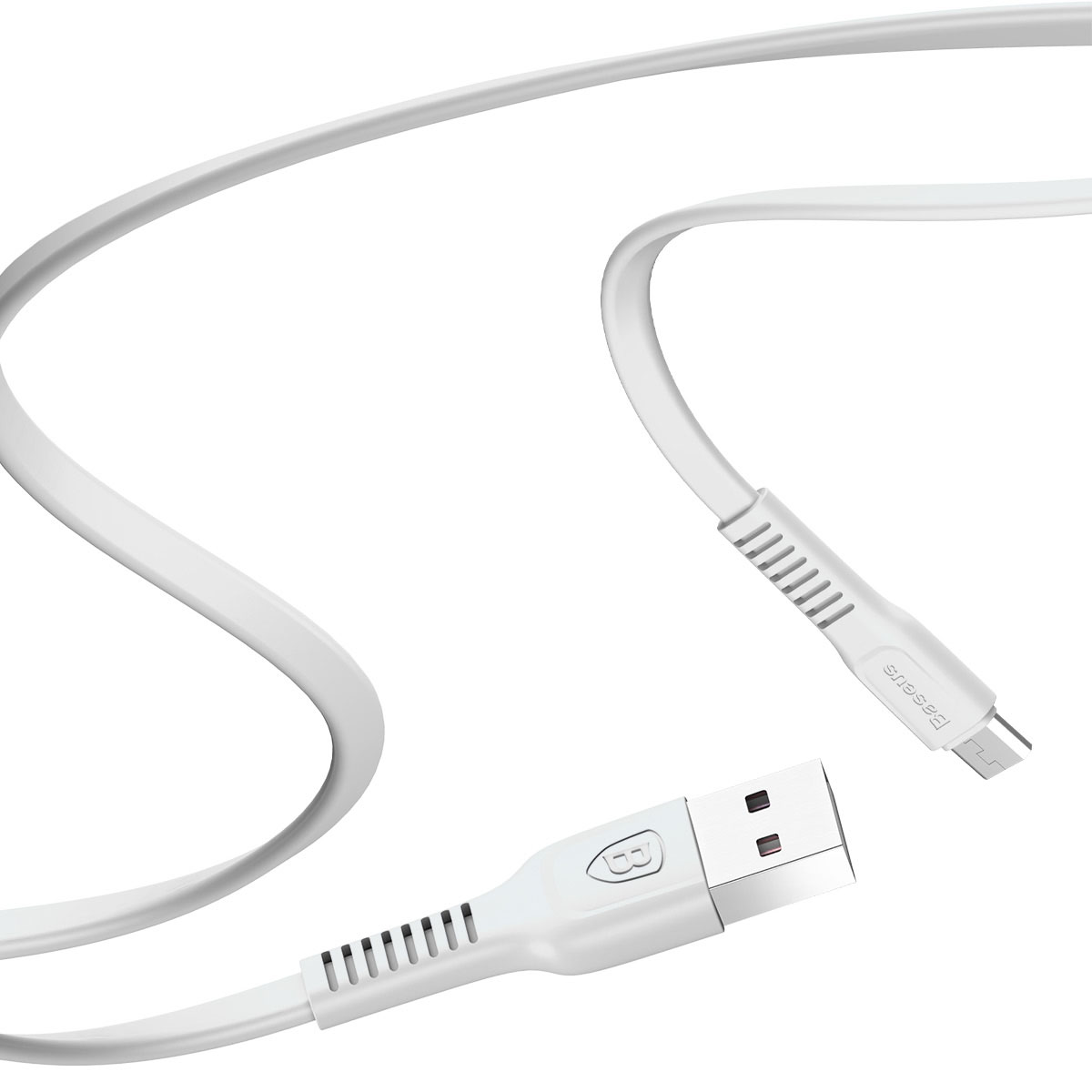 Кабель BASEUS Tough series CAMZY-B02 Micro USB, 2A, длина 1 метр, цвет белый Кабель BASEUS Tough series CAMZY-B02 Micro USB, 2A, длина 1 метр, цвет белый