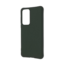 Чехол накладка SLIM MATTE для HUAWEI P40 (ANA-NX9), силикон, матовый, цвет темно-зеленый. Чехол накладка SLIM MATTE для HUAWEI P40 (ANA-NX9), силикон, матовый, цвет темно-зеленый.