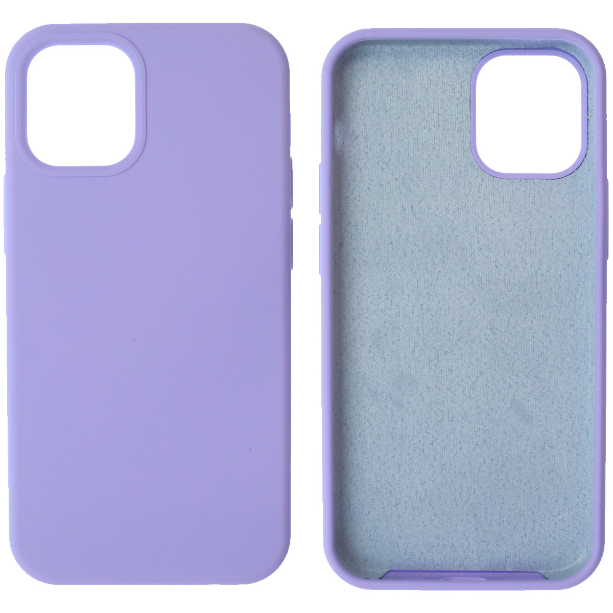 Чехол накладка Silicon Case для APPLE iPhone 12 mini (5.4"), силикон, бархат, цвет сиреневый Чехол накладка Silicon Case для APPLE iPhone 12 mini (5.4"), силикон, бархат, цвет сиреневый