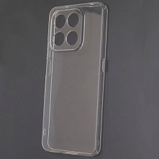 Чехол накладка для HONOR X7d, защита камеры, силикон, прозрачный
