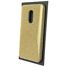 Чехол накладка Shine для XIAOMI Redmi Note 4X, силикон, блестки, цвет золотистый Чехол накладка Shine для XIAOMI Redmi Note 4X, силикон, блестки, цвет золотистый