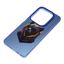 Чехол накладка для INFINIX Hot 40, Hot 40 Pro, защита камеры, силикон, рисунок Медведь в очках Чехол накладка для INFINIX Hot 40, Hot 40 Pro, защита камеры, силикон, рисунок Медведь в очках