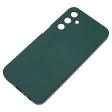 Чехол накладка NANO для SAMSUNG Galaxy A25 5G, защита камеры, силикон, бархат, цвет темно зеленый Чехол накладка NANO для SAMSUNG Galaxy A25 5G, защита камеры, силикон, бархат, цвет темно зеленый