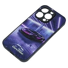Чехол накладка для APPLE iPhone 15 Pro (6.1"), силикон, пластик, рисунок Ламборджини