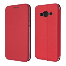 Чехол книжка STYLISH для SAMSUNG Galaxy J3 2016 (SM-J310), экокожа, визитница, цвет красный Чехол книжка STYLISH для SAMSUNG Galaxy J3 2016 (SM-J310), экокожа, визитница, цвет красный